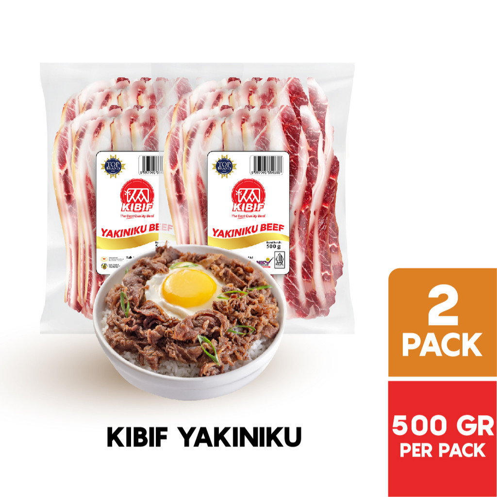 

Kibif Yakiniku Beef Slice @ 500 Gr Multipack -Gratisongkir
