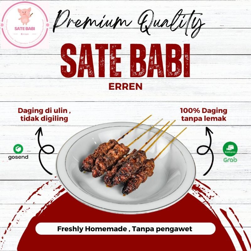 

25 Tusuk Sate Babi Manis Sate Babi Erren Sate Babi Enak Sate Babi Murah -Gratisongkir