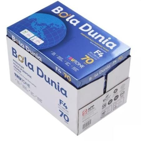

Kertas Fotocopy Print Folio F4 70 / 80 g Bola Dunia Box GS