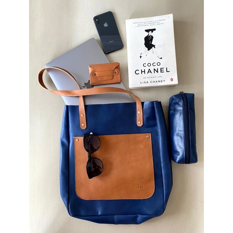 Tas Wanita Kulit Asli/Tas Wanita Kulit/Tote Bag Kulit - Lola Tote Bag