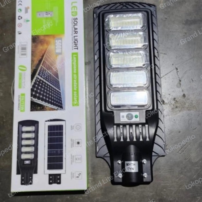 LAMPU PJU TENAGA SURYA MATAHARI 500W 500W LAMPU JALAN PJU SOLAR CELL