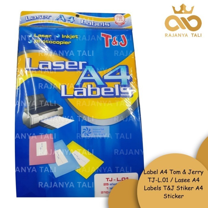 

Label A4 Tom & Jerry Tj-L.01 / Lasee A4 Labels T&J Stiker A4 Sticker