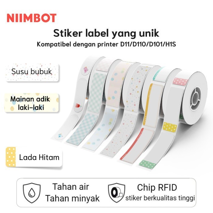 

Niimbot D110 D11 D101 Stiker Tahan Sobek Kertas Label Termal Sederhana