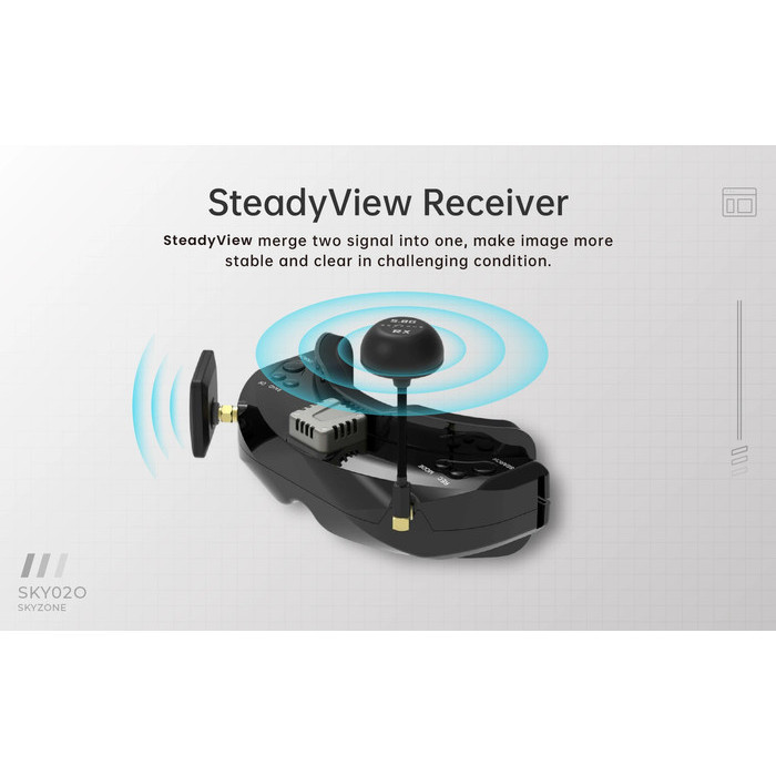 skyzone sky02O OLED FPV Goggles