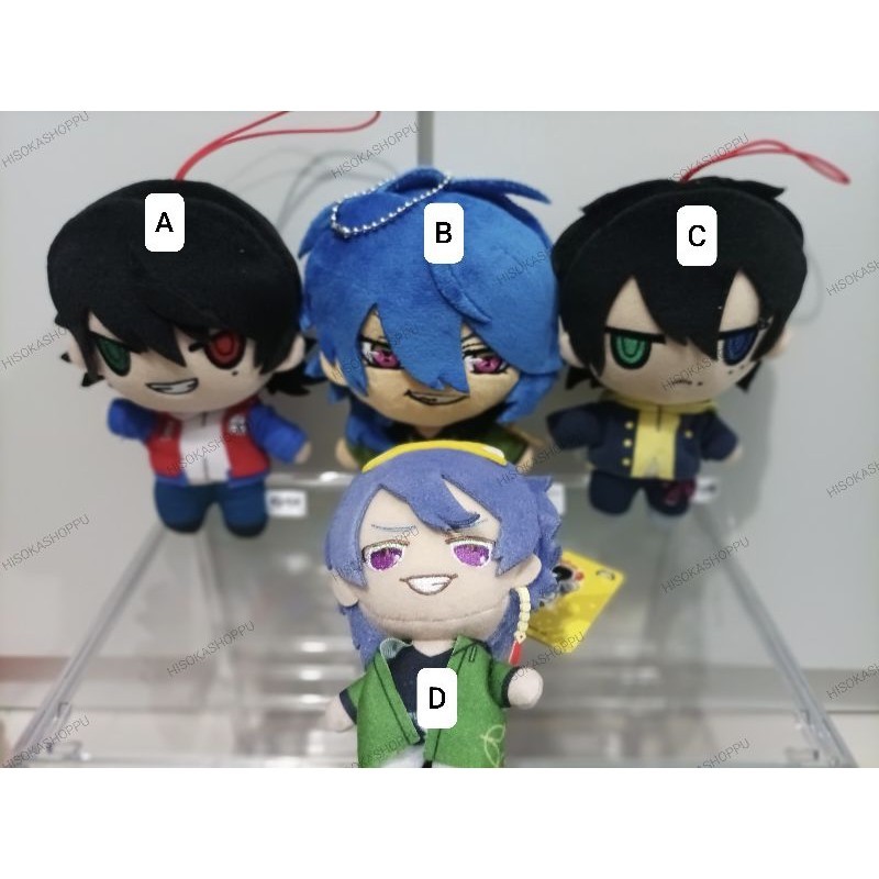 [HYPMIC] OFFICIAL Boneka Games Idol Anime Pouch Keychain Hypnosis Mic Dice Ichiro Saburo Hifumi Izan