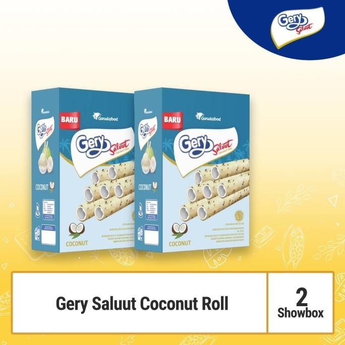 

Terlaris Gery Saluut Coconut Roll / Wafer Roll Pengiriman Cepat