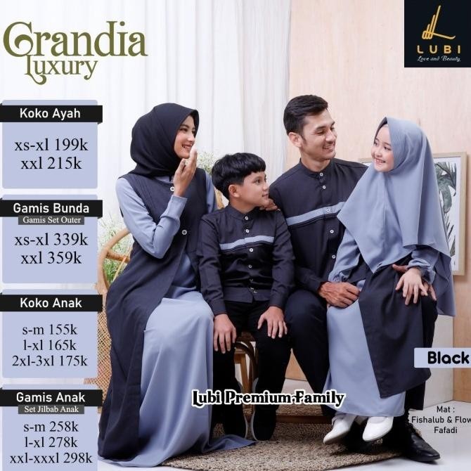 Sarimbit Sarimbit Lubi Grandia Luxury Black Berkualitas
