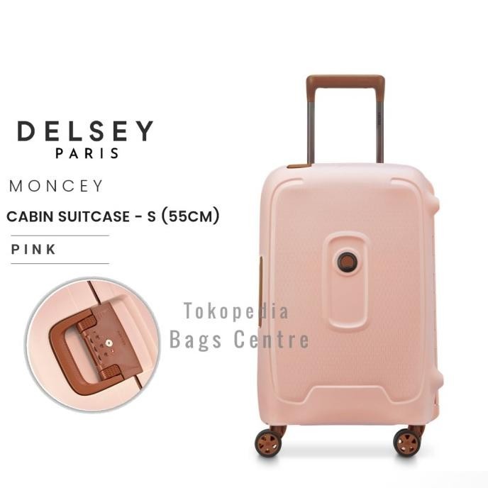 Koper 20 inch Delsey Moncey Hardside Cabin - Pink