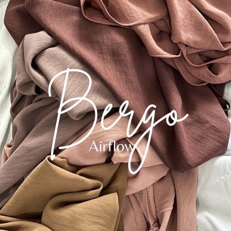 CR - PET ANTEM NON TALI CRINKLE | BERGO OVAL CRINKLE SIZE L | JILBAB INSTAN TERLARIS