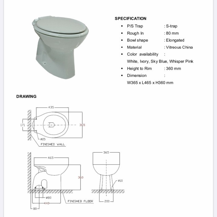 American Standard New Gaya Kloset Duduk + Seat Cover Putih