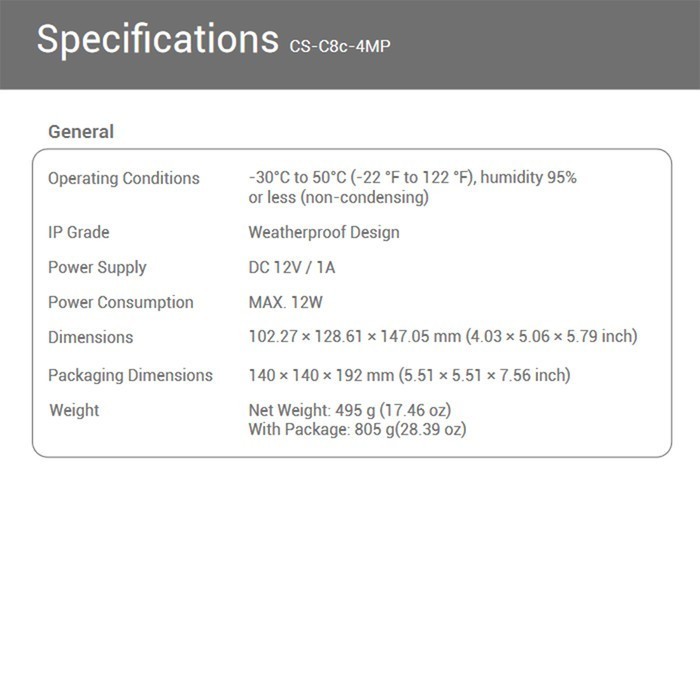 Ezviz C6N/C8C Smart Wifi Pan & Tilt Camera Cctv Ezviz C6N C8C