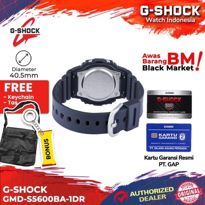 G-Shock Gshock Gmd-S5600Ba-1Dr Gmd-S5600Ba Gmd-S5600 Gmds5600Ba