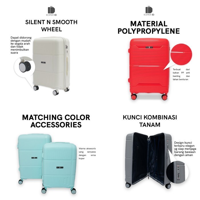 Koper Hardcase Pp Polo Team Size 24 Inch - 9909