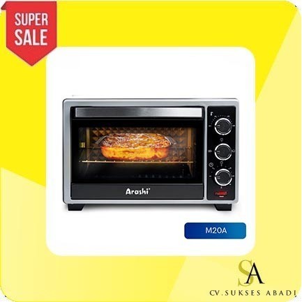 Arashi Oven Listrik 20L M20A Electric Oven Termurah Surabaya