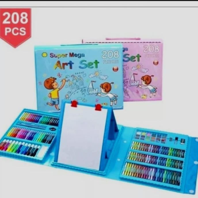 

Crayon Set 208 Pcs Crayon Alat Melukis Mewarnai Set Lengkap F83G