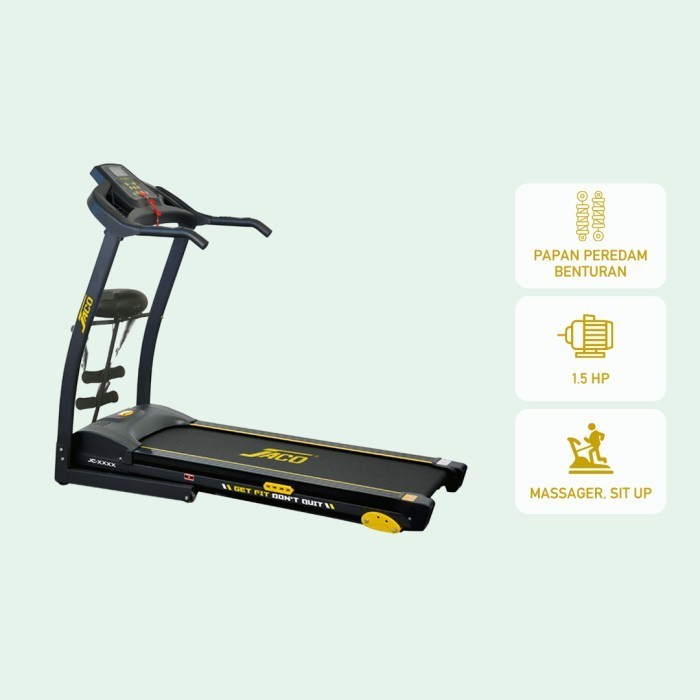Jaco Treadmill Jc 200 Alat Fitness Multifungsi Treadmill Elektrik Termurah Terlaris Promo