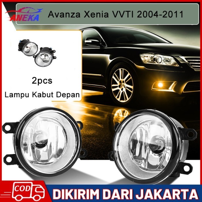 2pcs Foglamp Fog Lamp Xenia VVTI 2004-2011 Foglamp Xenia