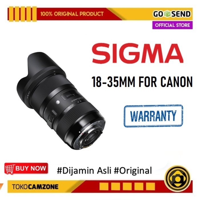 Lensa Sigma For Canon 18-35Mm F/1.8 Dc Hsm Art - Lensa Sigma For Canon Termurah Terlaris Promo
