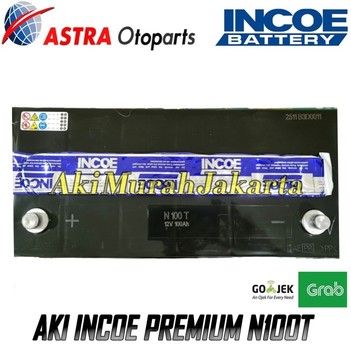 Aki Incoe Premium Deep Cycle N100T 12V / 100Ah Solar Panel / Ups / Lpu