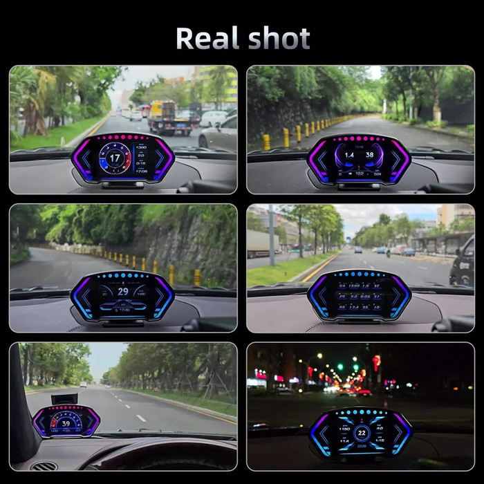 Car Head Up Display P3 Hud Obd2 Gps Speedometer Turbo