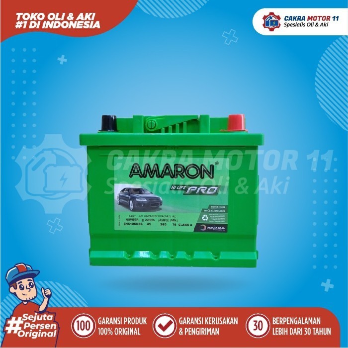Aki Vw Polo Amaron Pro Din 45 / 54533 45Ah