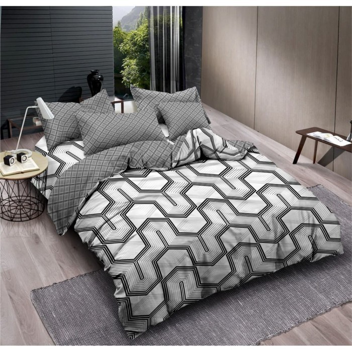 Vallery Quincy Bed Cover King ( 180 X 200 ) - Luxton Termurah Terlaris Promo