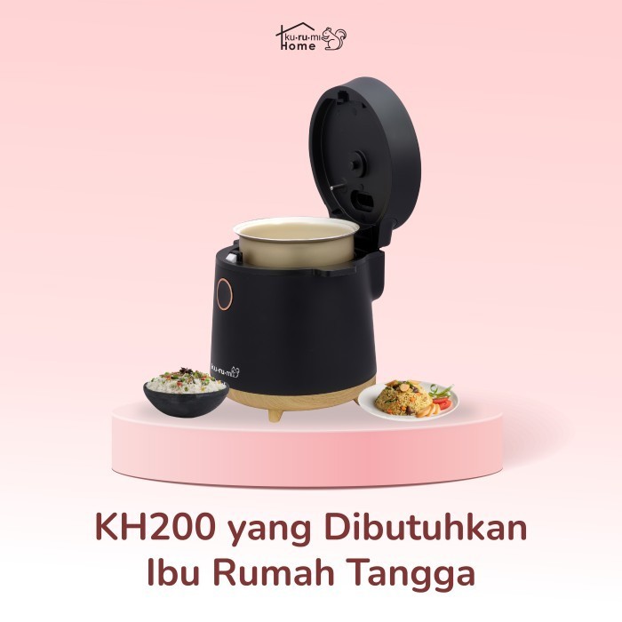 Bundle Kurumi Home Smart Kettle Kh 100 + Rice Cooker Kh 200