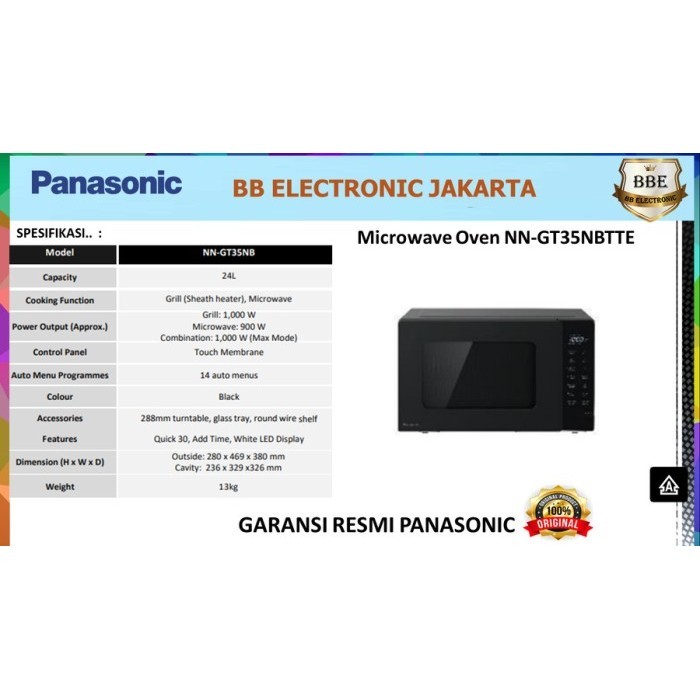 Microwave Panasonic Nn-Gt35Hm