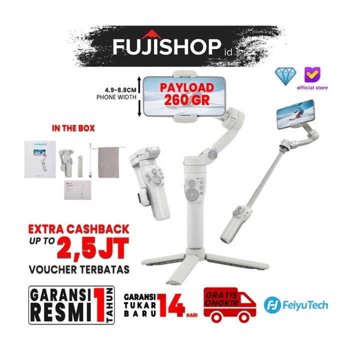 Feiyu Vimble 3 Gimbal Smartphone Stabilizer Feiyutech Garansi Resmi