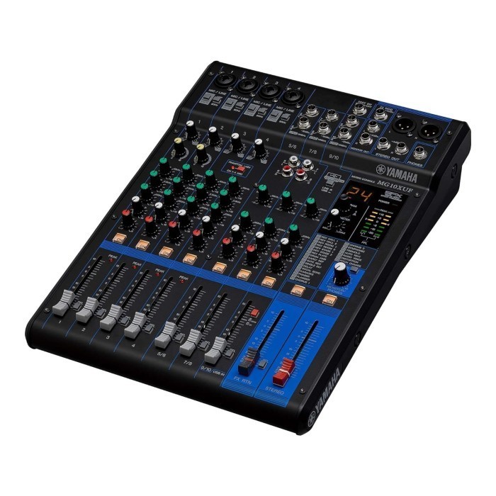 Yamaha Mg10Xuf Mg10 Xuf Mg 10Xuf Audio Mixer Console 10 Channel Fader