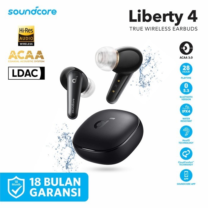 Earphone Tws Anker Soundcore Liberty 4 - A3953