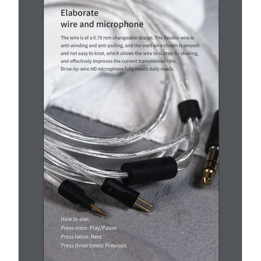 Tanchjim One 10Mm Dmt4 Dynamic Driver In Ear Monitor Earphone Wired