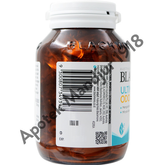 Blackmores Ultimate Omega Odourless 60 Tablet - Sumber Omega 3 Alami