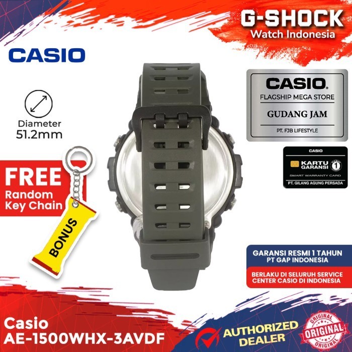 Casio General Ae-1500Whx-3Avdf Ae-1500Whx Ae-1500 Ae1500Whx Ae 1500Whx