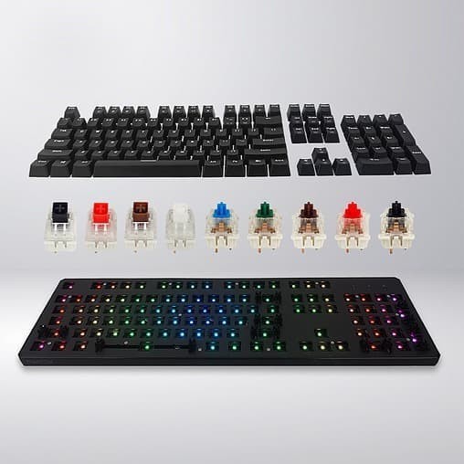 Tecware Phantom Elite 104 Gateron Yellow/Blue/Red/Black/Green Switches