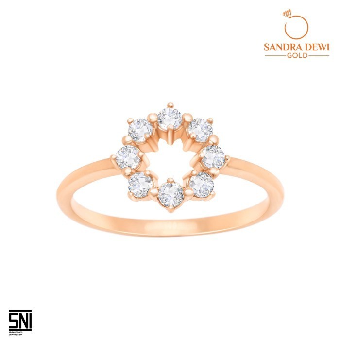 Cincin Sandra Dewi Gold Jun Series 18K 1.83 Gr - Ri20152