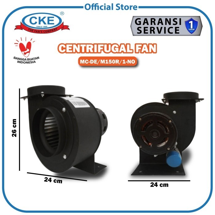 Centrifugal Cke Mc-De/M150R/1-No 220V Blower Fan Keong Hisap Udara