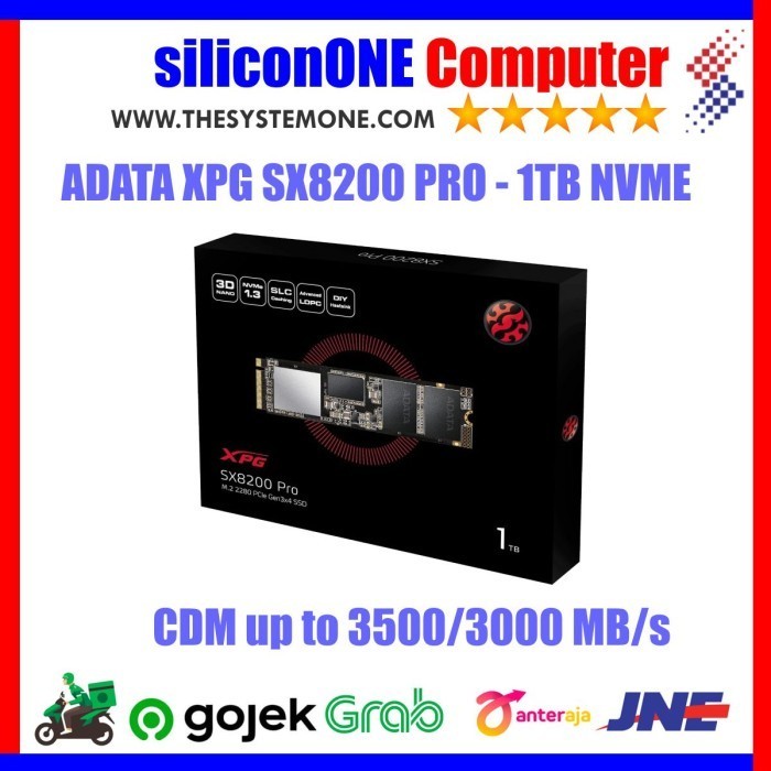 ADATA SSD XPG SX8200 PRO 1TB SX8200PRO 1 TB NVME M2 - 5 TAHUN