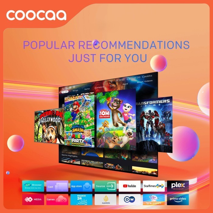 Coocaa Smart Tv 50 Inch Smart Led Tv - Digital Tv - 4K - Uhd - 50S3U