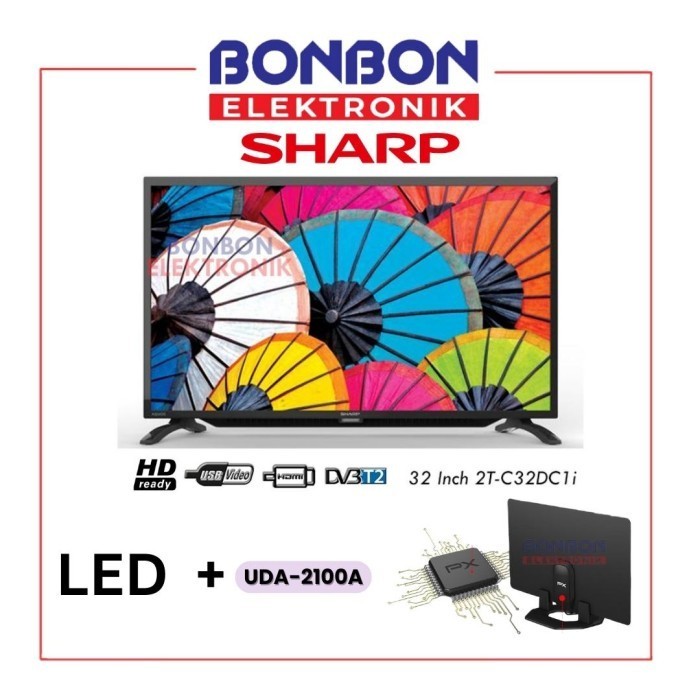 Sharp Led Digital Tv 32 Inch 2T-C32Dc1I