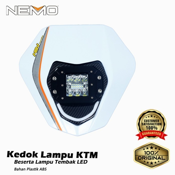 Nemo Kedok Lampu Proyector Plus Neon Tipe Ktm Duke