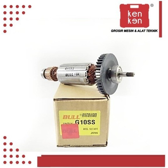 TERMURAH - ARMATURE GERINDA HITACHI ANGKER GERINDA HITACHI G10SS G10SS2 BULL