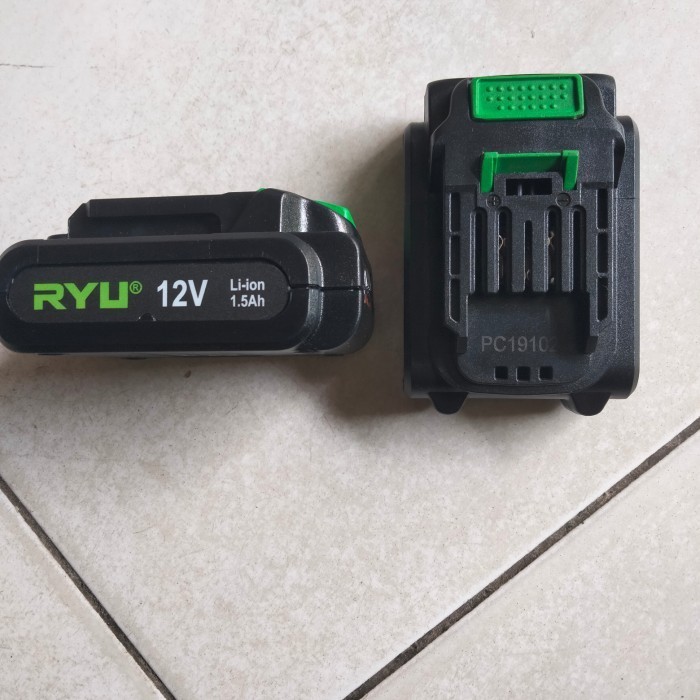 baterai mesin bor cas 12 volt Ryu