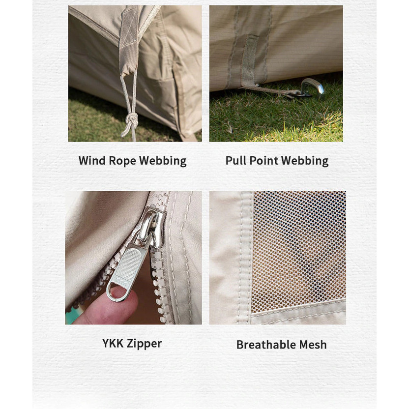 Tenda Cotton Series Naturehike Nh20Zp003 Safari Glamping Camping