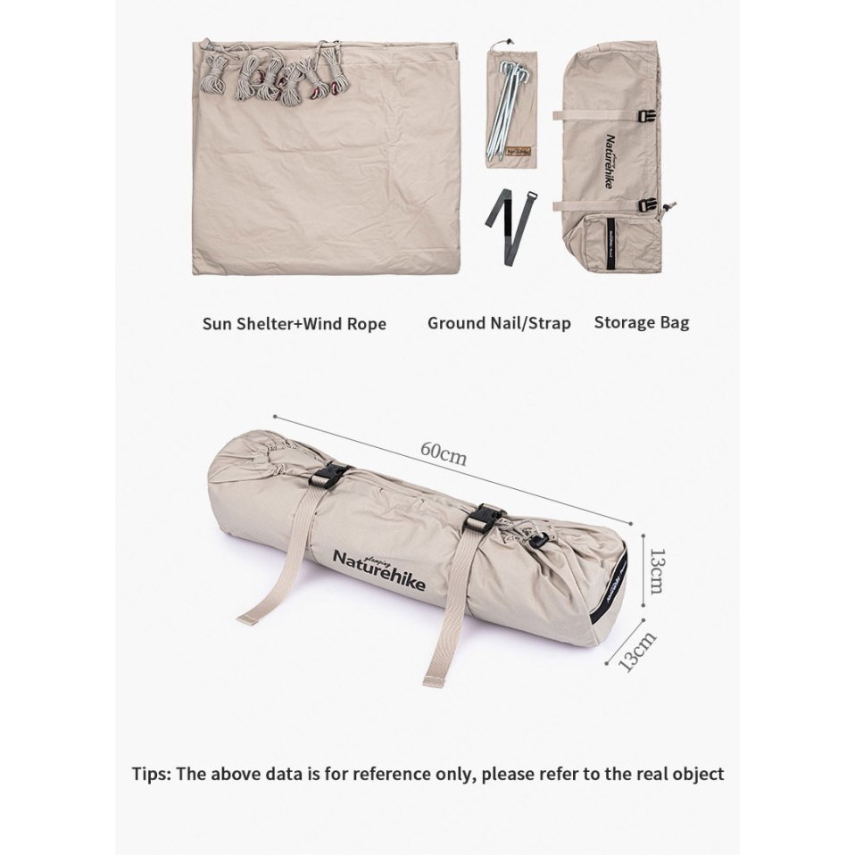 Cotton Tarp Naturehike Nh20Tm004 Flysheet Tenda Camping Glamping