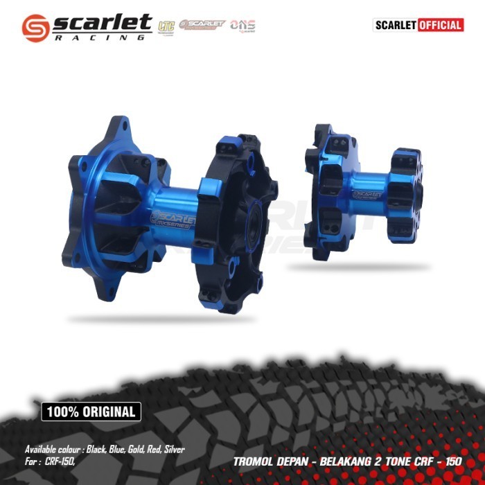 Scarlet Racing Tromol Crf 36H 2 Tone