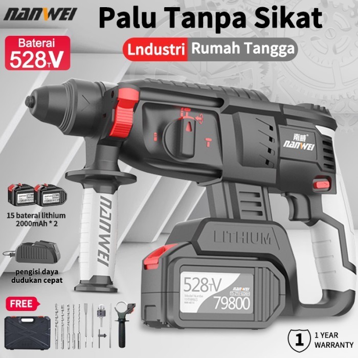 Nanwei- Rotary Hammer / Mesin Bor Beton / Jack Hammer Drill Termurah Terlaris Promo