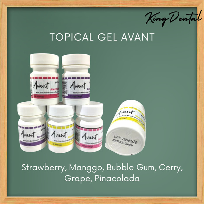DENTAL TOPICAL GEL AVANT ANESTESY TOPIKAL ANASTESI GIGI ANAK