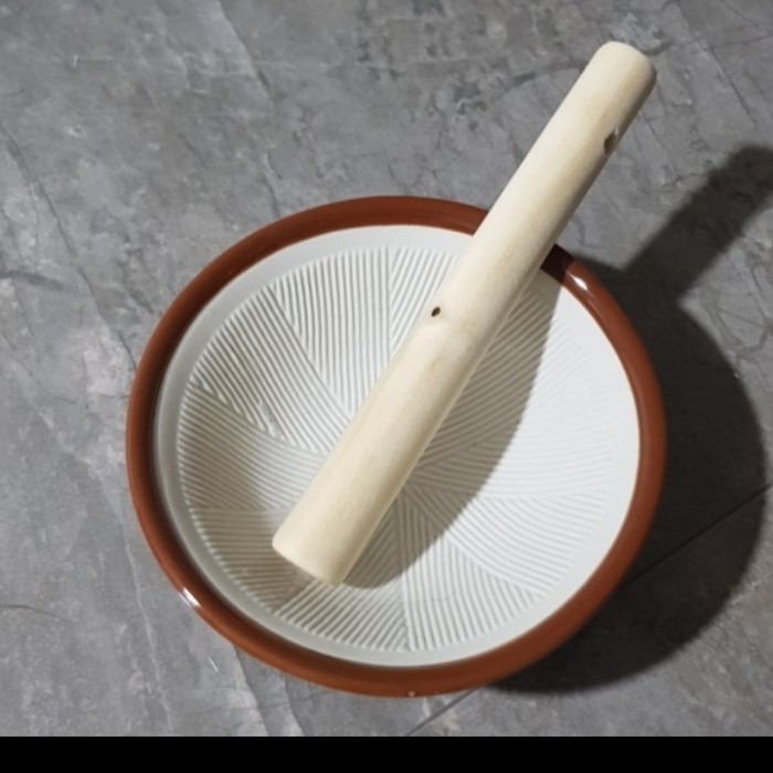 

Suribachi Mortar Khas Jepang Penggerus Wijen