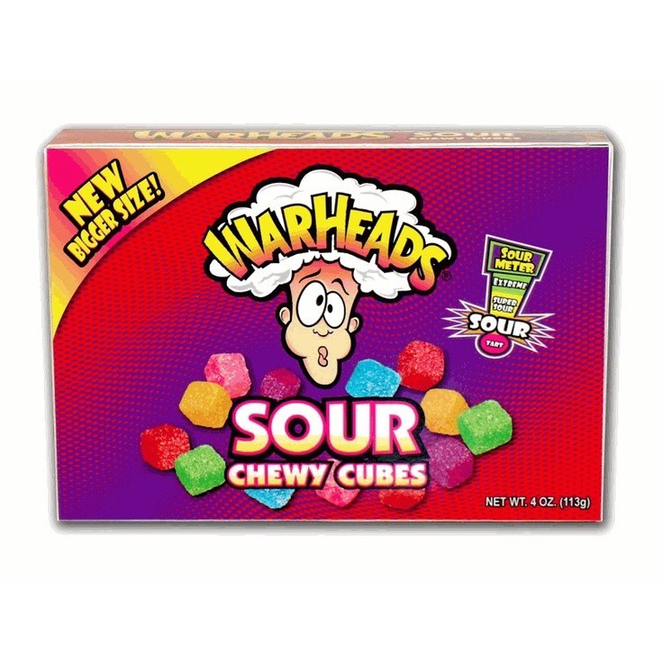 

Warheads Sour Chewy Cubes / Jelly Beans / Twist Candy / Ooze Chews